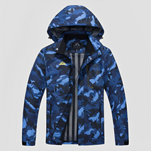 Febous - Trendige Winterjacke für Herren – Blau