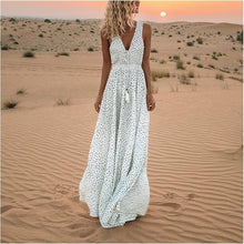 Gayle - Bohemian Maxi Kleid – Weiß (Fast ausverkauft)