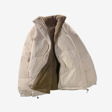 Ayanne | Warme doppelseitige Cordjacke – Aprikose
