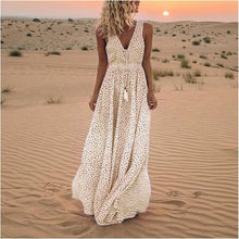 Gayle - Bohemian Maxi Kleid – Beige (Fast ausverkauft)
