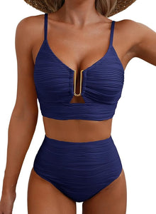 LIVIA | Der Bikini, der dich endlich loslässt – Marineblau