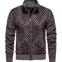 Fisher - Elegante und bequeme Strickjacke für Herren – Braun