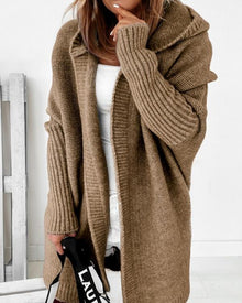 Eleganter Vintage-Mantel für Damen – Khaki