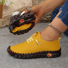 Hilga – Turnschuh Mit Schnürung Und Flexibler Sohle – Gelb