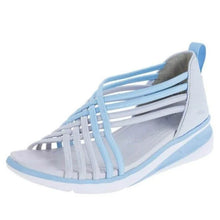 Earlene - Atmungsaktive und Stoßdämpfende Sandalen – Blau
