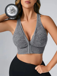 Abigail - Fitness Ausbildung Hohlkörper Trägerhemd – Grau