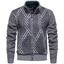 Fisher - Elegante und bequeme Strickjacke für Herren – Grau