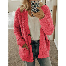 Dalavia – Langärmelige Strickjacke Mit Taschen – Rosa