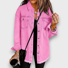Karela – Klassische Jeansjacke – Babyrosa