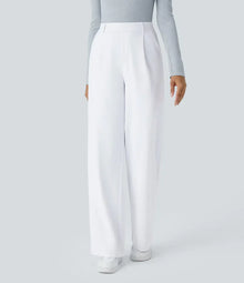 Valena | Bequeme, figurschmeichelnde Hose – Weiß