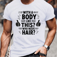 Hairy – Stylisches T-Hemd Mit Kurzen Ärmeln – Weiß
