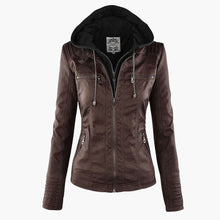 Kapuzenhülle Jacke für Damen – Braun