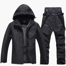 Zweiteiliges Ski Set für Unisex – Schwarz