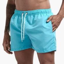 Schnelltrocknende Badehose - für Herren mit sportlichem Look – Himmelblau