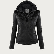 Monika™ | Robuste und elegante Lederjacke – Schwarz