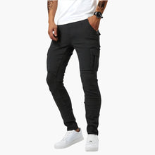 Alex | Stretch Cargo Jeans – Schwarz