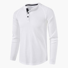 Erik | Klassisches Langarm-T-Shirt – Weiß