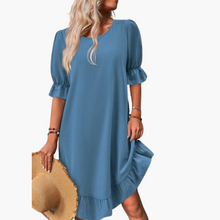 Melina | Stilvolles Kleid – Blau