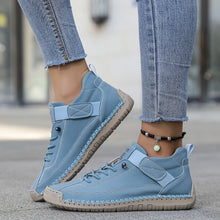 Claudia | Damen Orthopädische Lässige Komfort Sneaker – Mineralblau
