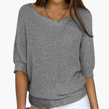 Hanna | Eleganter Pullover – Grau