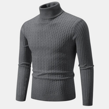 Larry | Stylischer Rollkragenpullover – Dunkelgrau
