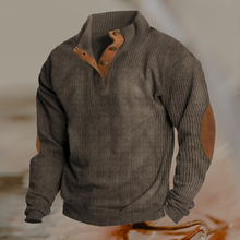 Qamar | Gestrickter Vintage-Pullover – Dunkelbraun