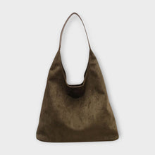 Minimalistische Schultertasche Damen – Grün