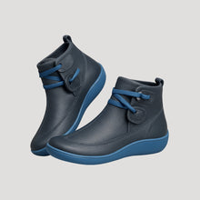 Jasmin | Damen Frühjahrs Lässige Knöchelriemen Stiefel – Blau