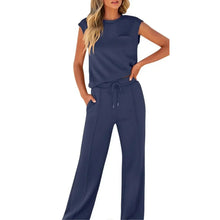 KAIYA™ – Entspanntes Sommer Soft Lounge Set – Dunkelblau