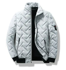 Brady | Stylische Winterjacke – Weiß Schwarz