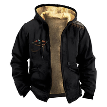 Mervin - Farbige und kuschelige Hoodies für Herren – Schwarz