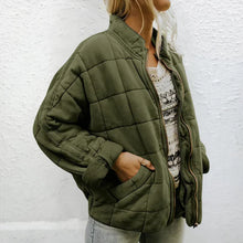 SORAYA | Luxuriöse Steppjacke Für Frauen – Grün