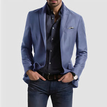 George - Stilvoller Herrenblazer mit Zweiknopfverschluss – Hellblau