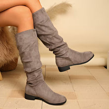 Joliza – Lässige, Wadenhohe Stiefel MIT Niedrigem Absatz – Grau