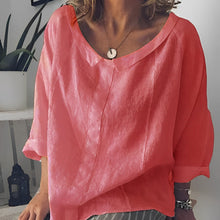 Marion Kaye - Umlegekragen Bluse – Rosa