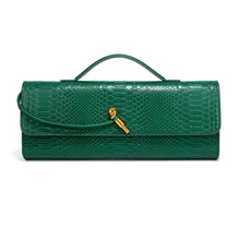 Magnolia - Damenhandtasche, hochwertiger Abendbegleiter – Smaragd Grun