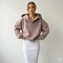 Damen Oversize Lounge Hoodie – Rosa