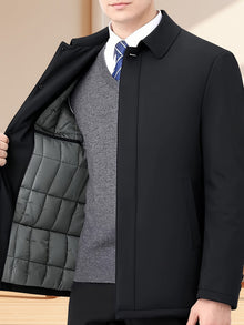 Lewinn – Pendlerjacke MIT Knopfleiste Vorne – Schwarz