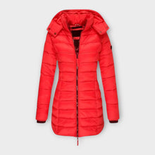 Bernadith - Gefütterter Wintermantel – Rot