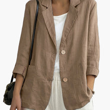 Damen Blazer im lässigen Business Look – Khaki