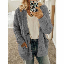 Dalavia – Langärmelige Strickjacke Mit Taschen – Grau