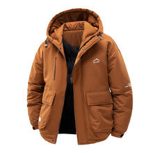 Steppjacke für Herren im funktionellen Stil - Jarvik – Braun