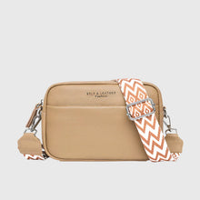 Giulia™ | Leder Schultertasche – Khaki