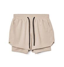 Fitness Shorts für Herren - bequem und flexibel – Khaki