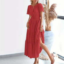 LYA – DIE SOMMERROBE FÜR EINE ROMANTISCHE UND SCHWUNGVOLLE SILHOUETTE – Rot