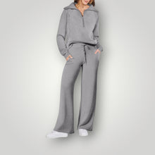 Damen Zweiteiler Trainingsanzug | Moderne – Grau