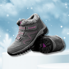 Tamara - Bequeme, warme Schuhe – Grau Rosa