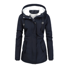 Hilary - Schicke und bequeme Kapuzenjacke – Marineblau