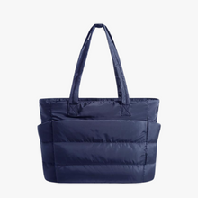 Shelly | Stilvoller Puff-Rucksack – Marineblau