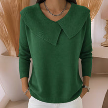Yamina - Gemütlicher Pullover Mit Kragen – Grün